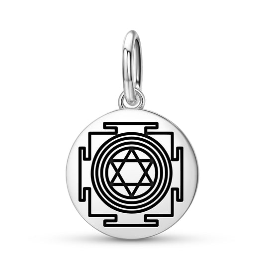 Shani Yantra Yantra Symbols Pendant Dangle Charm