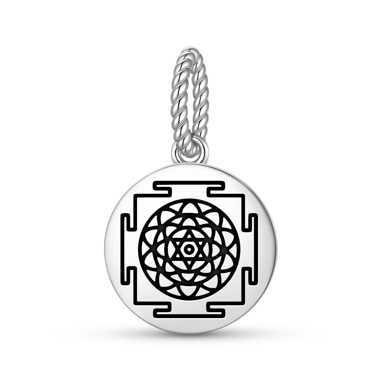Surya Yantra Yantra Symbols Pendant Dangle Charm