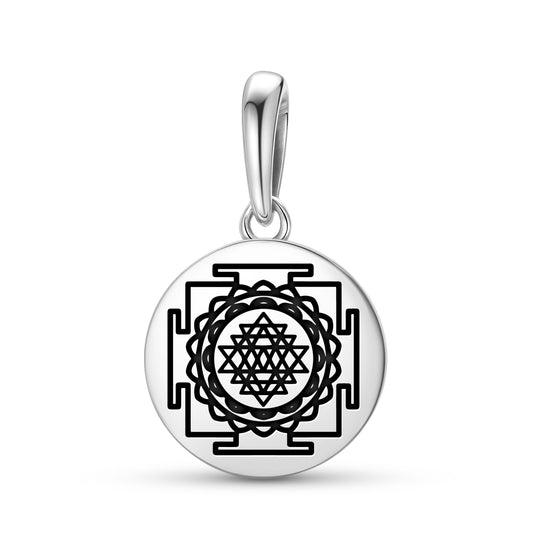 Kuber Yantra Yantra Symbols Pendant Dangle Charm