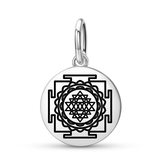 Kuber Yantra Yantra Symbols Pendant Dangle Charm