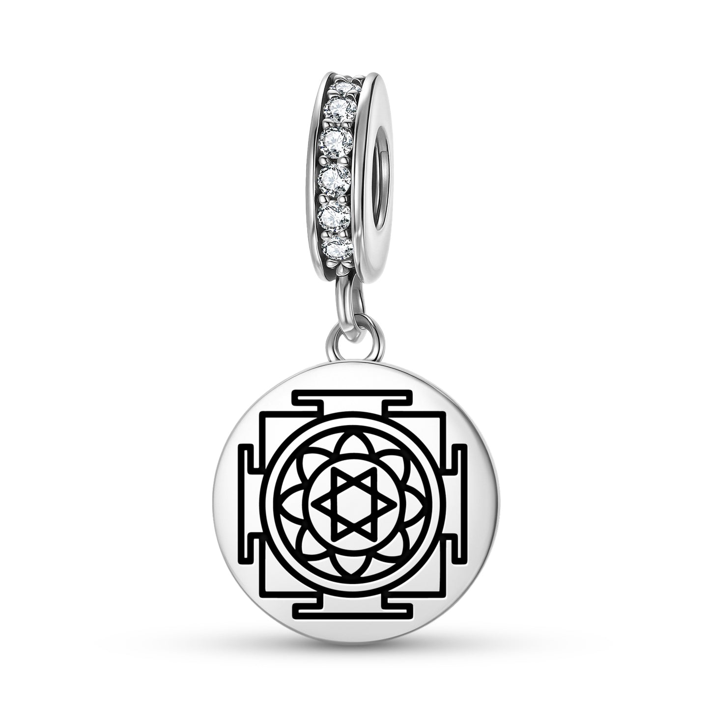 Hanuman Yantra Yantra Symbols Pendant Dangle Charm