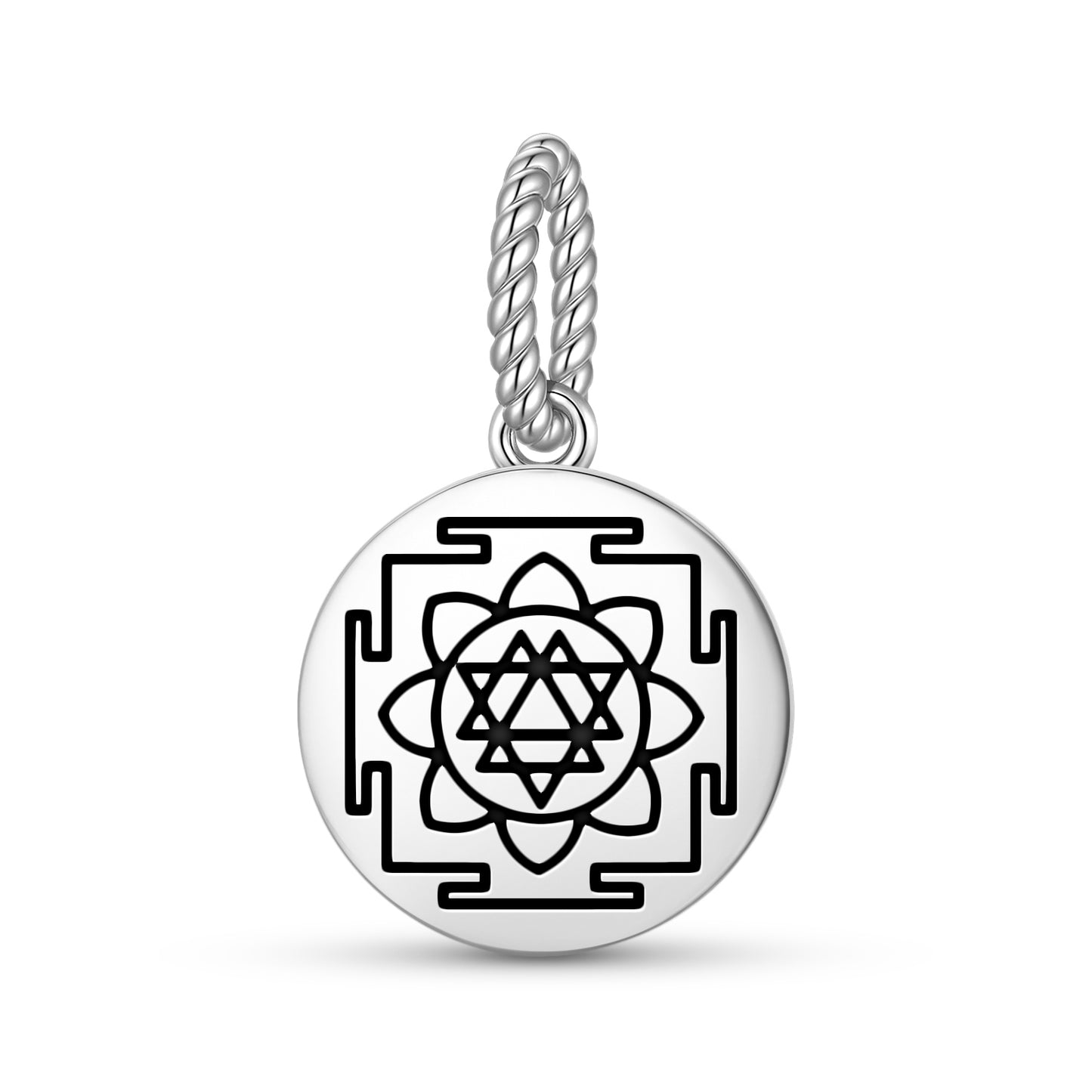 Durga Yantra Yantra Symbols Pendant Dangle Charm