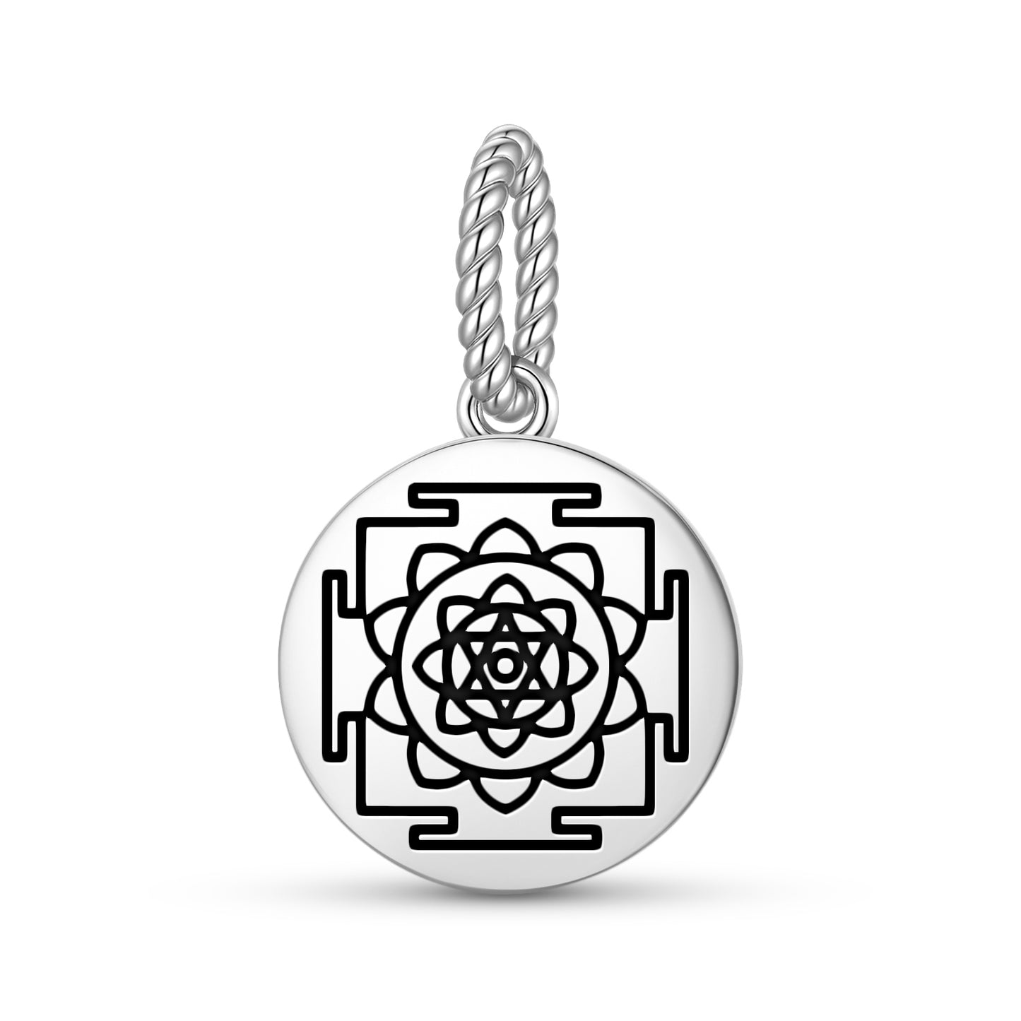 Gayatri Yantra Yantra Symbols Pendant Dangle Charm