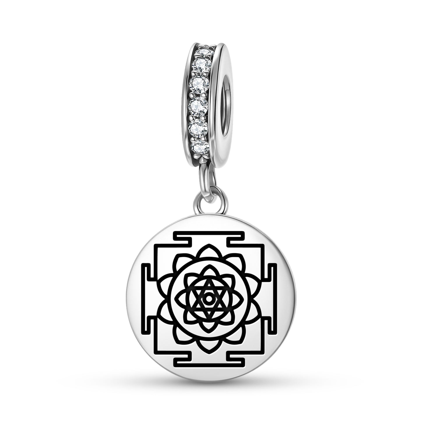 Gayatri Yantra Yantra Symbols Pendant Dangle Charm