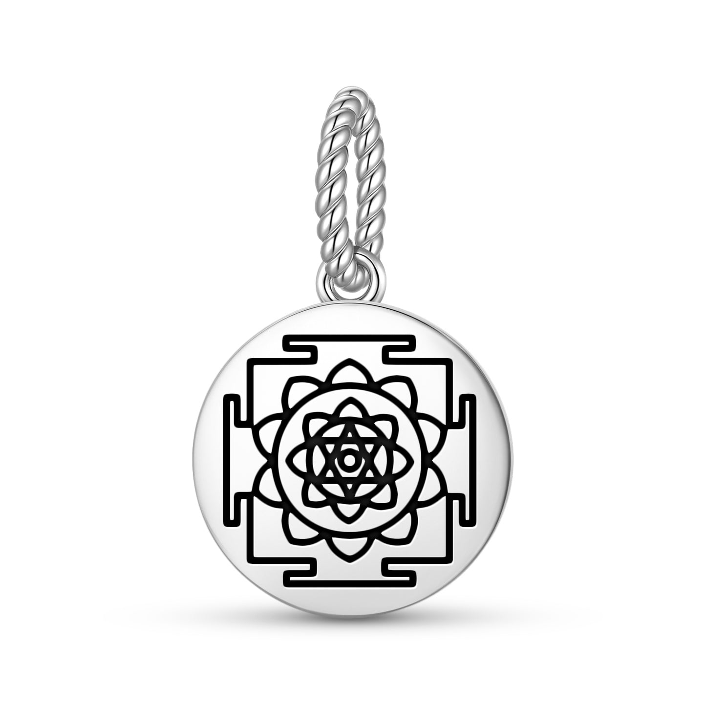 Moon Yantra Yantra Symbols Pendant Dangle Charm