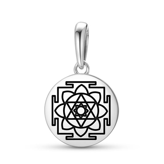 Kamla Yantra Yantra Symbols Pendant Dangle Charm