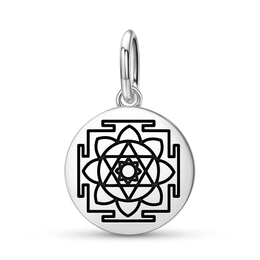 Kamla Yantra Yantra Symbols Pendant Dangle Charm