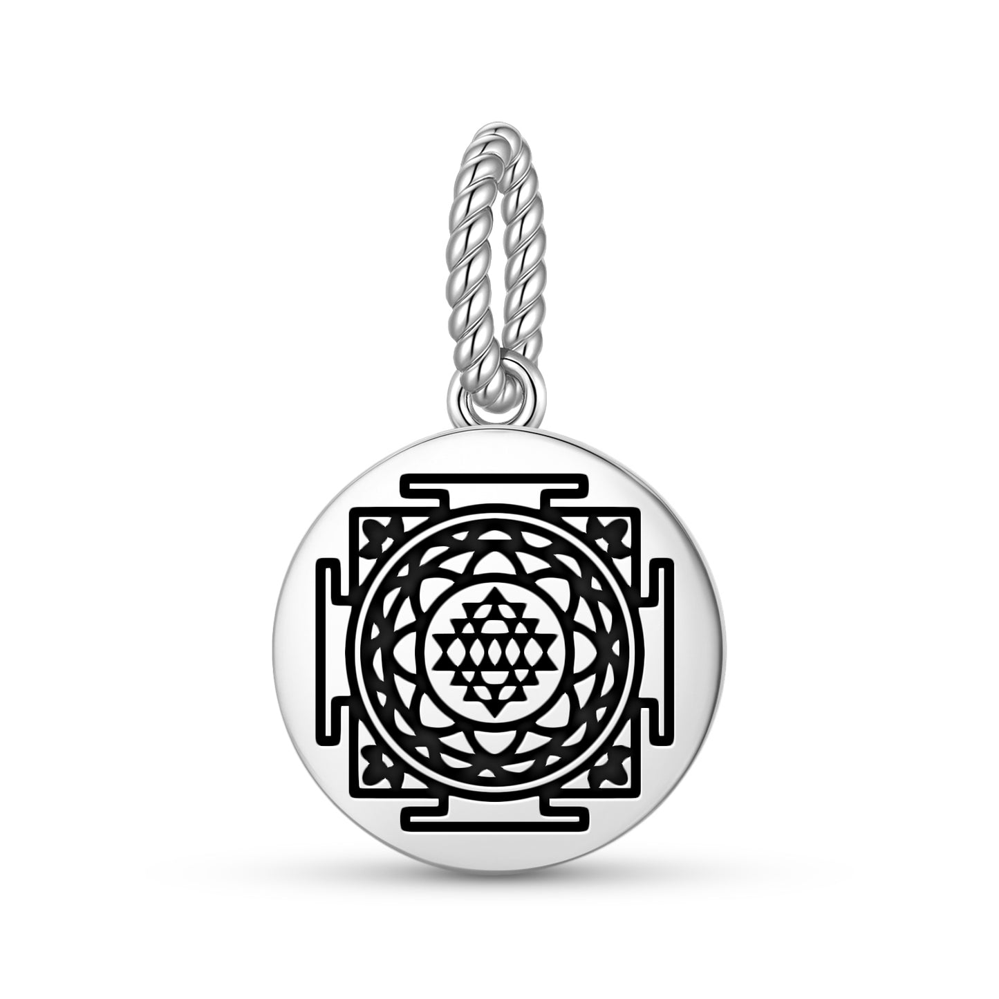 Mahalaxmi Yantra Yantra Symbols Pendant Dangle Charm
