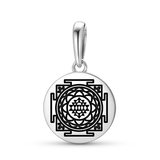 Mahalaxmi Yantra Yantra Symbols Pendant Dangle Charm