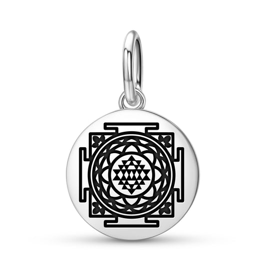 Mahalaxmi Yantra Yantra Symbols Pendant Dangle Charm
