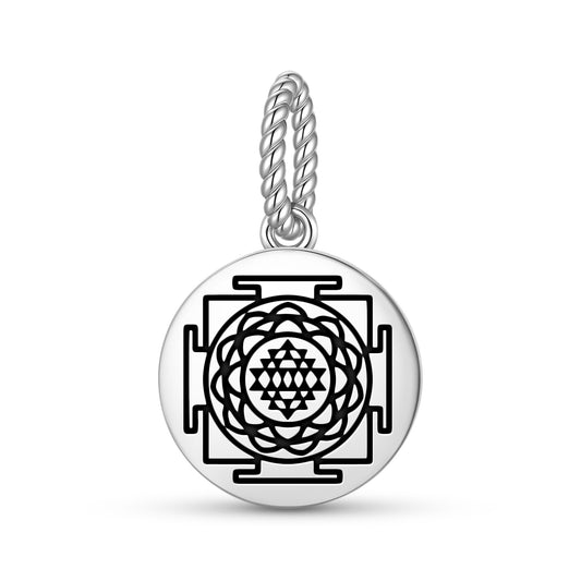 Sri Yantra Yantra Symbols Pendant Dangle Charm