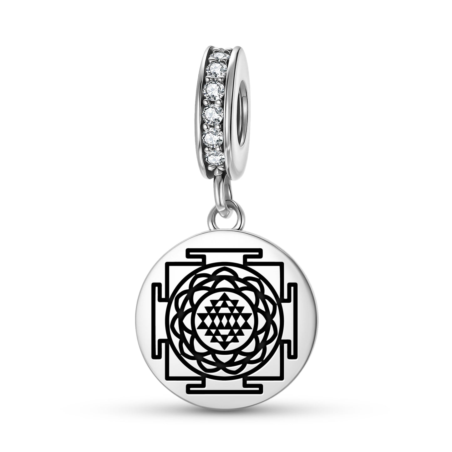Sri Yantra Yantra Symbols Pendant Dangle Charm