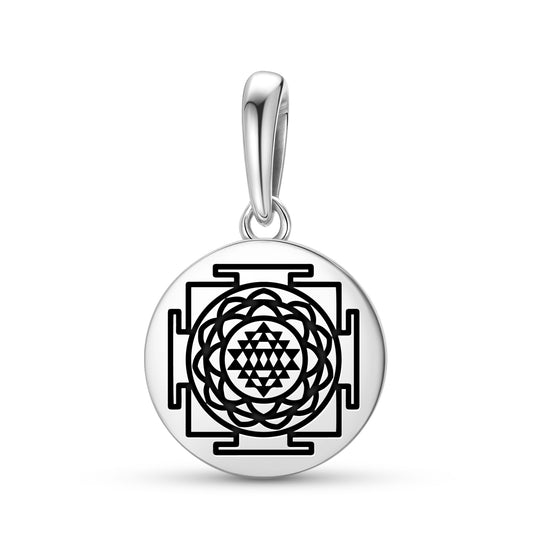 Sri Yantra Yantra Symbols Pendant Dangle Charm