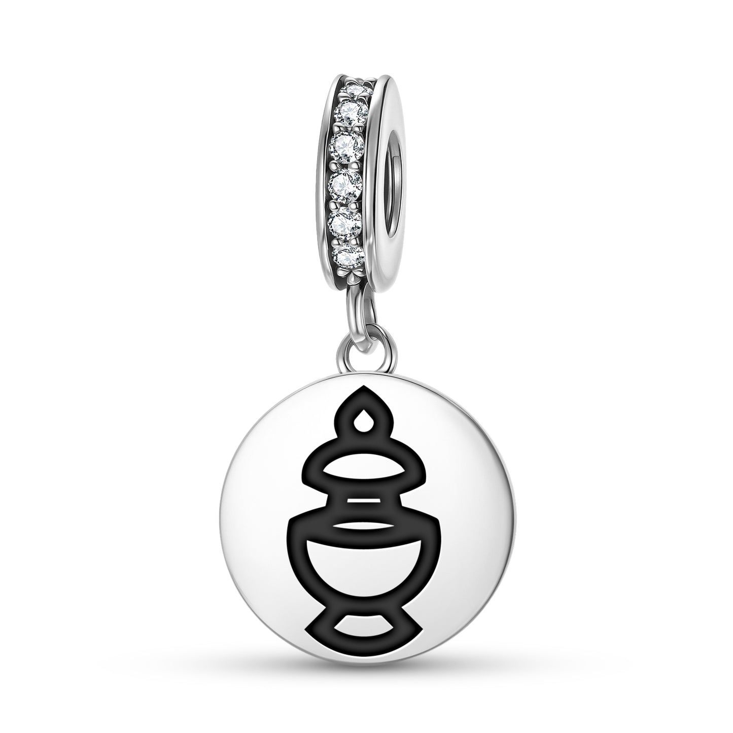 Kumbha – Treasure Vase Ashtamangala Symbols Pendant Dangle Charm