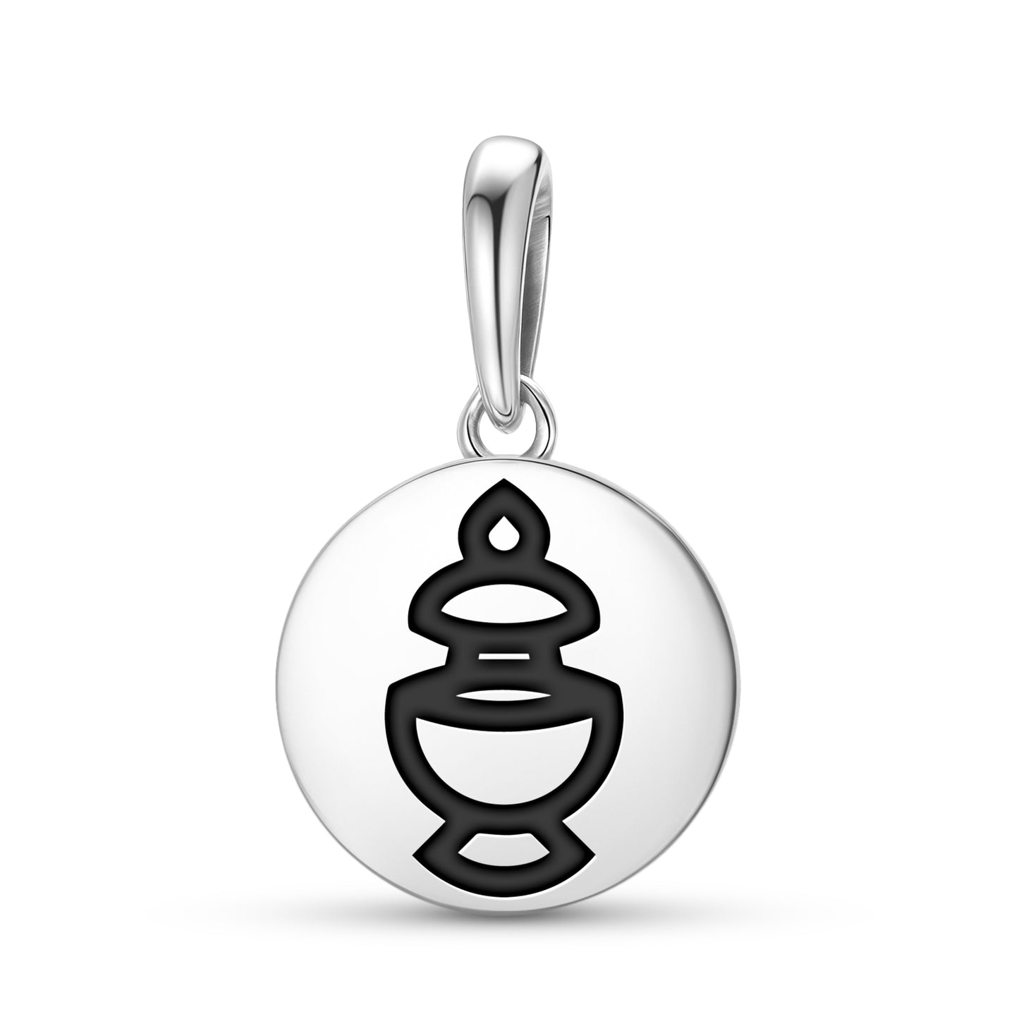 Kumbha – Treasure Vase Ashtamangala Symbols Pendant Dangle Charm