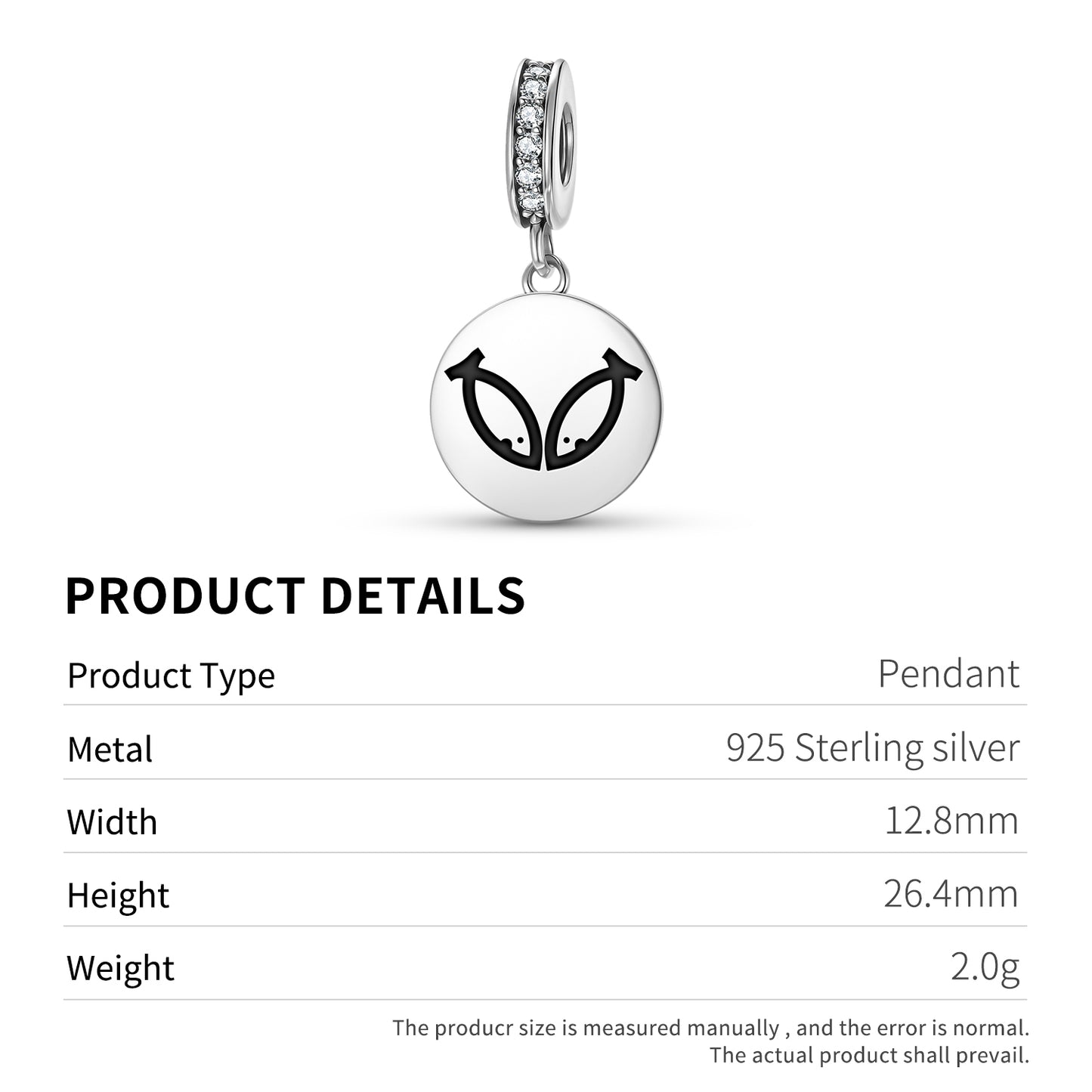 Suvarna Matsya – Golden Fishes Ashtamangala Symbols Pendant Dangle Charm