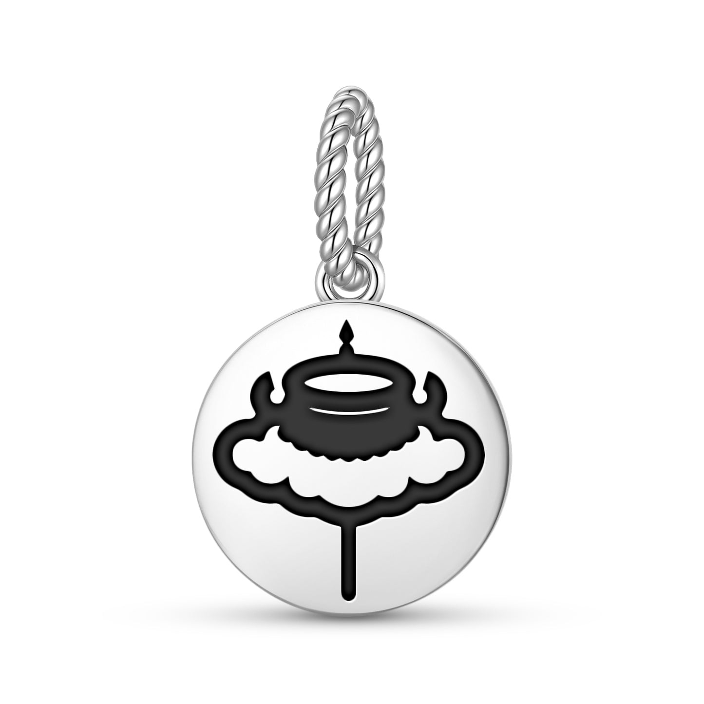 Parasol Ashtamangala Symbols Pendant Dangle Charm