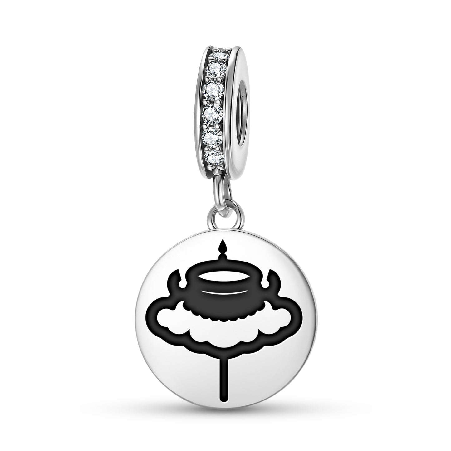 Parasol Ashtamangala Symbols Pendant Dangle Charm