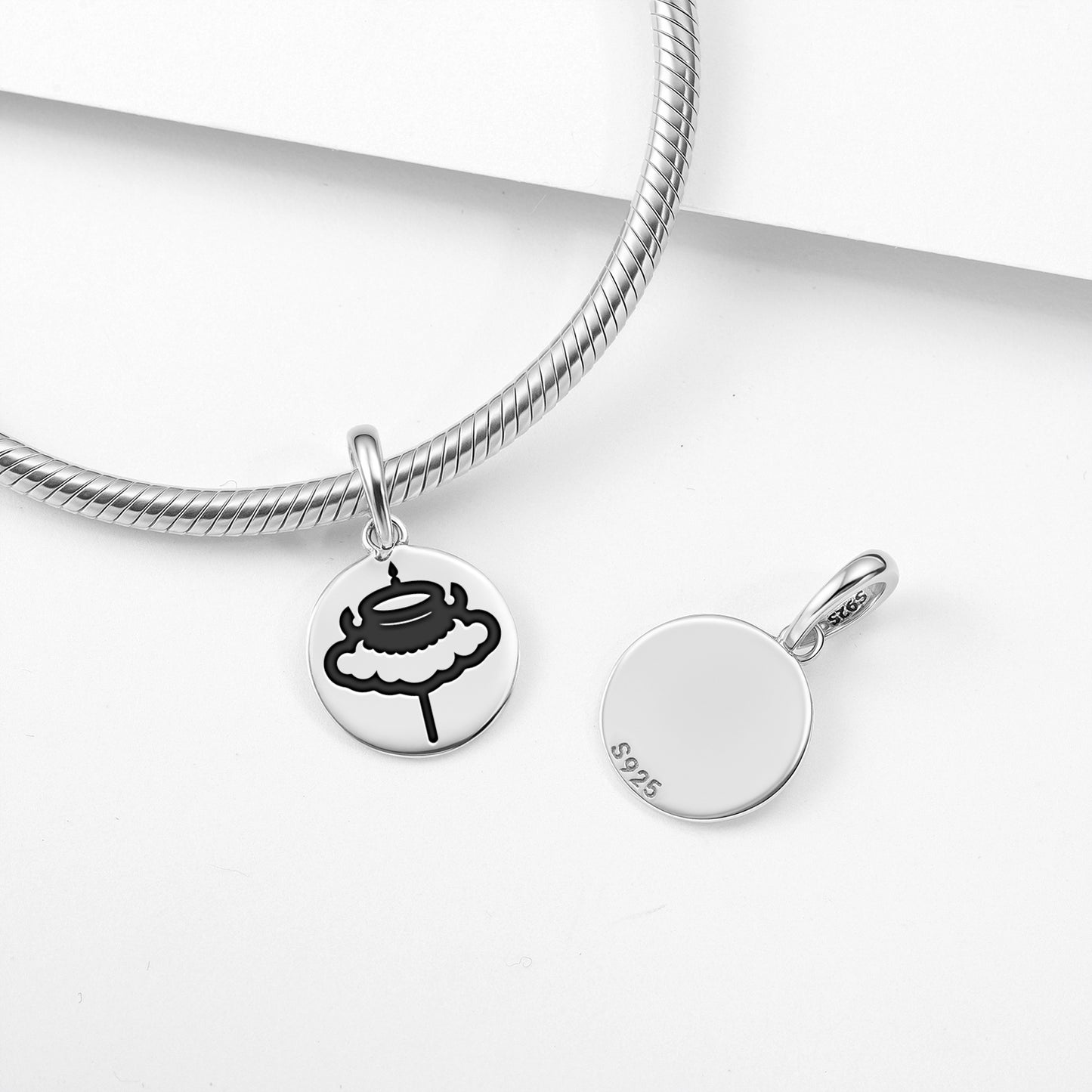 Parasol Ashtamangala Symbols Pendant Dangle Charm