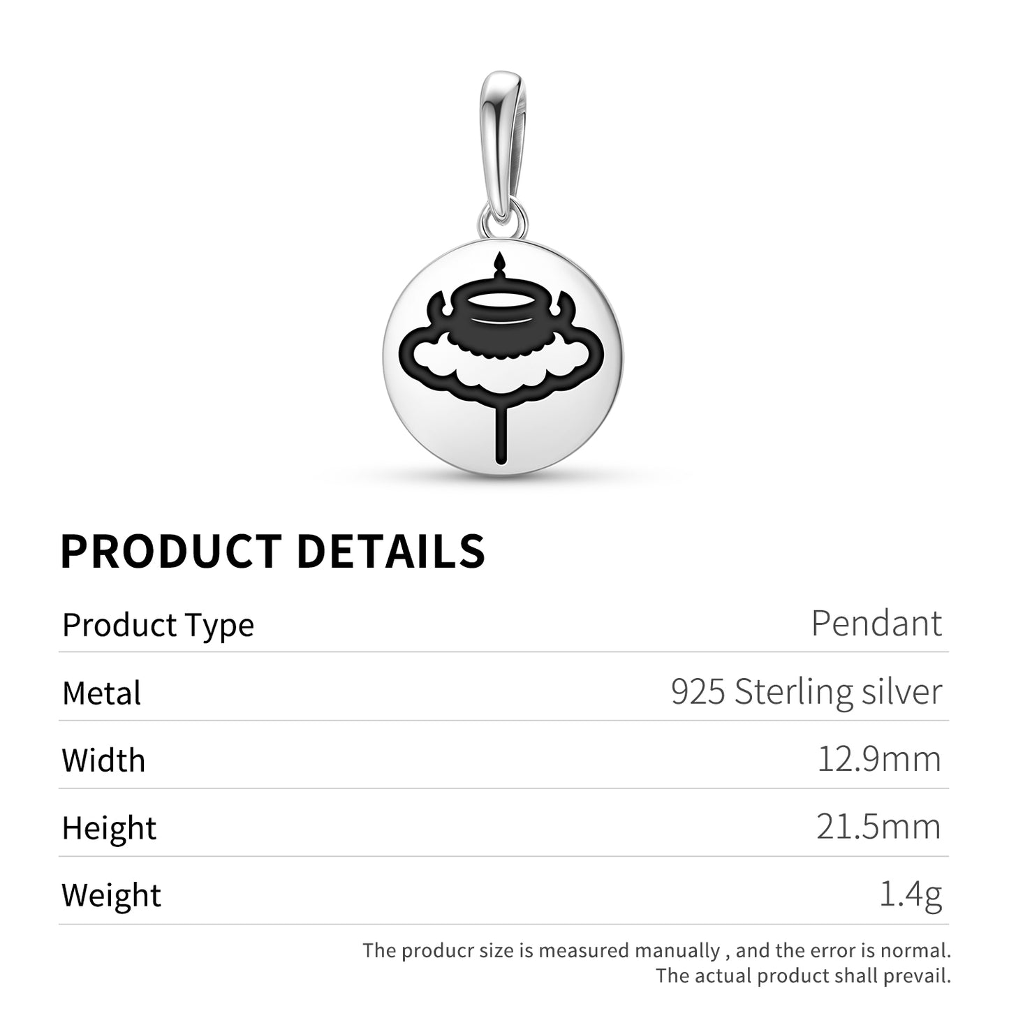 Parasol Ashtamangala Symbols Pendant Dangle Charm