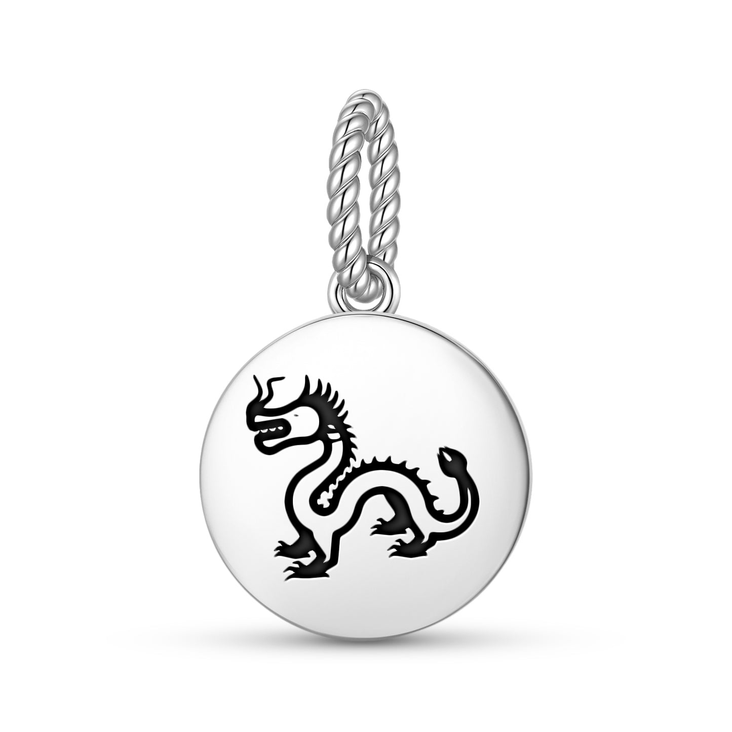 Shenlong Dragon Chinese Symbols Pendant Dangle Charm
