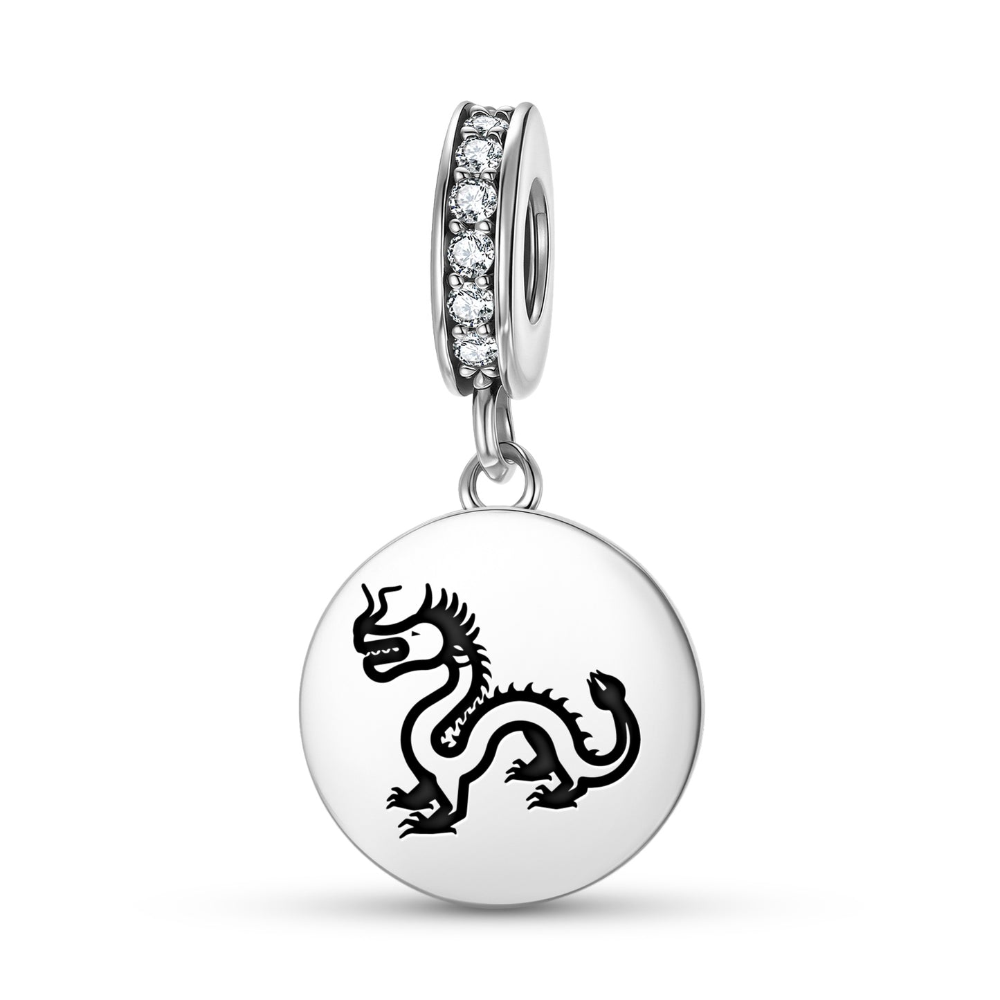 Shenlong Dragon Chinese Symbols Pendant Dangle Charm