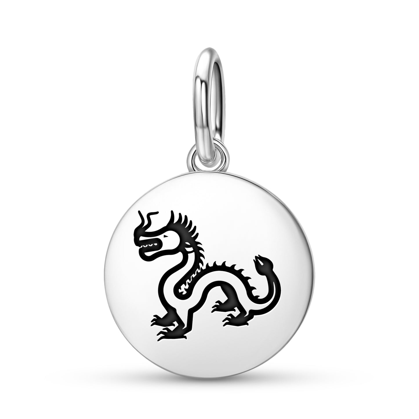 Shenlong Dragon Chinese Symbols Pendant Dangle Charm