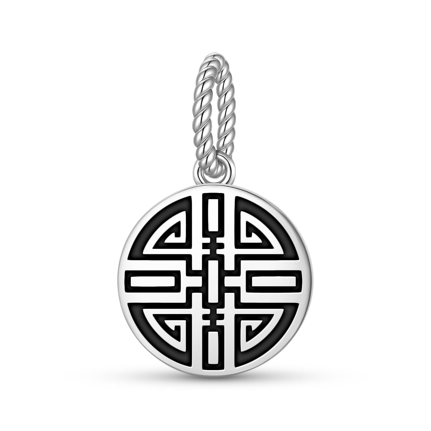 Cai – Wealth Chinese Symbols Pendant Dangle Charm
