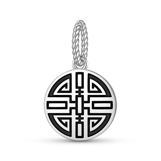 Cai – Wealth Chinese Symbols Pendant Dangle Charm