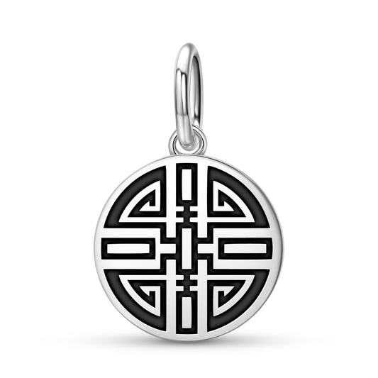 Cai – Wealth Chinese Symbols Pendant Dangle Charm