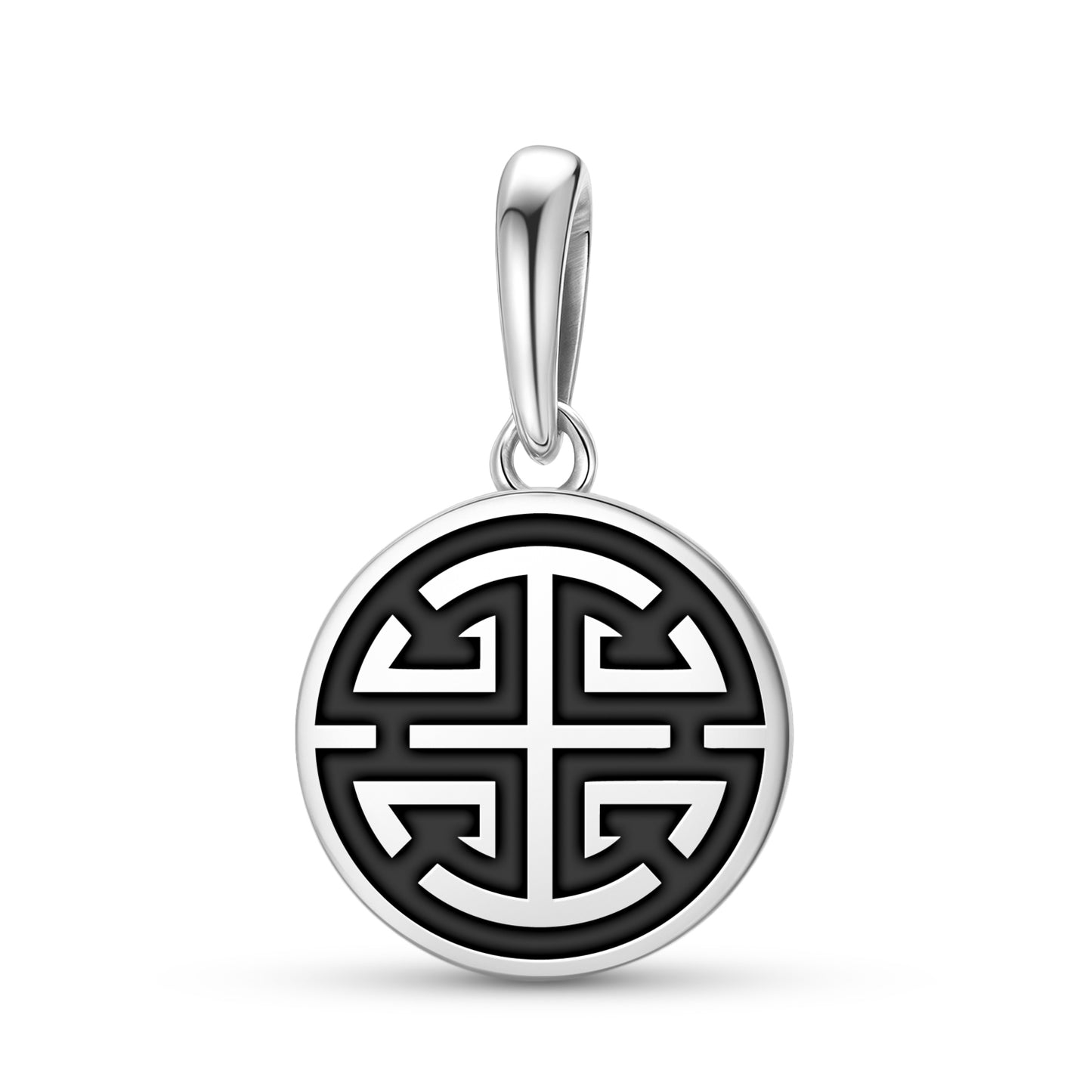 Fu – Prosperity Chinese Symbols Pendant Dangle Charm