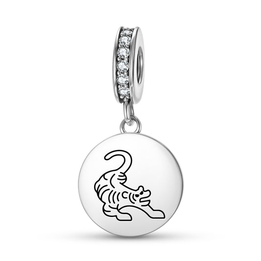 The Tiger Feng shui Symbols Pendant Dangle Charm