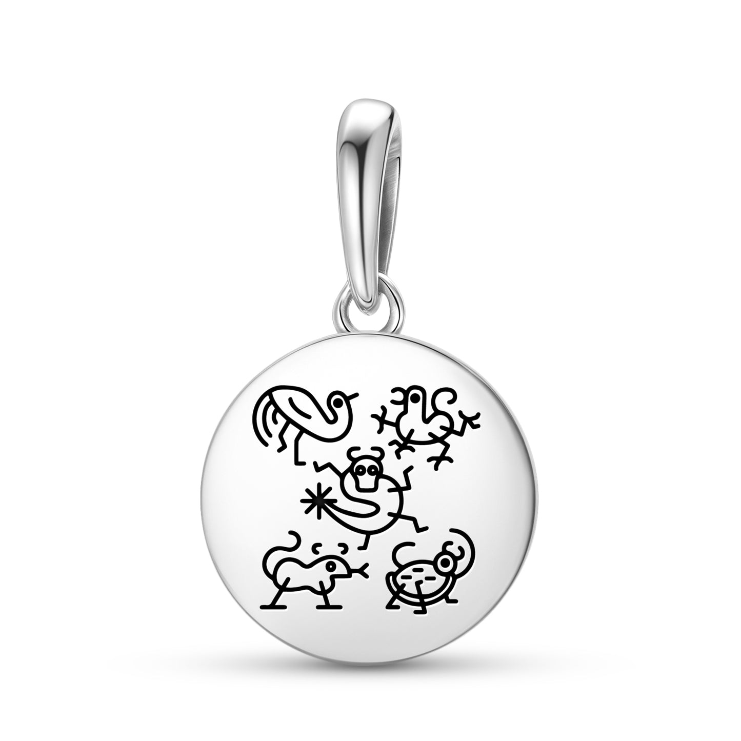 Five Heavenly Beasts Feng shui Symbols Pendant Dangle Charm