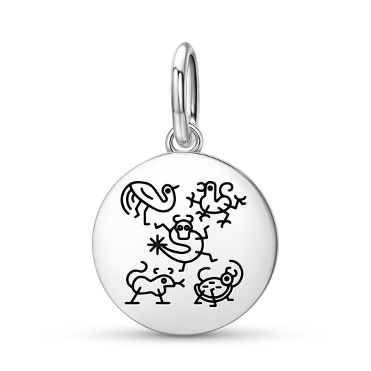 Five Heavenly Beasts Feng shui Symbols Pendant Dangle Charm