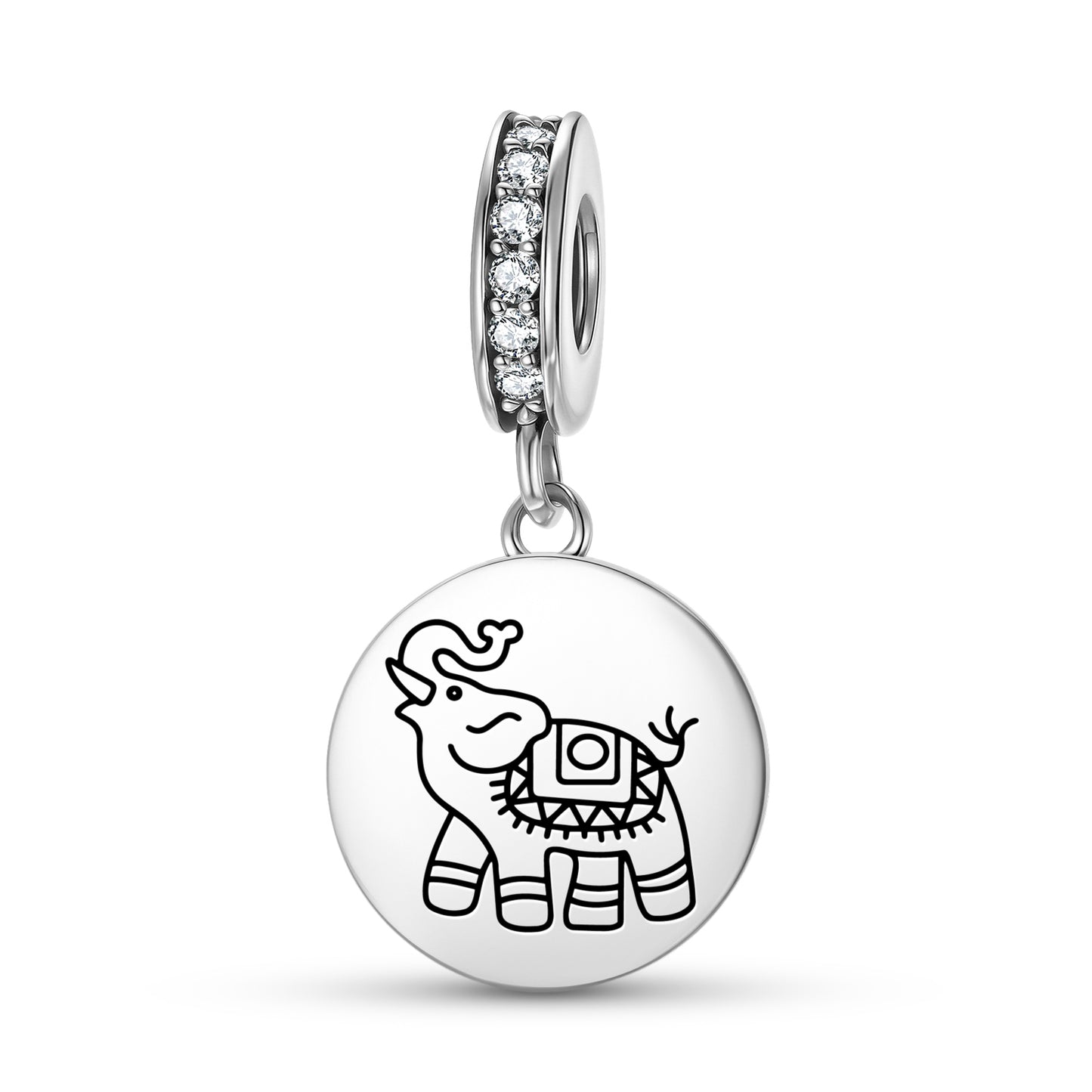 The Elephant Feng shui Symbols Pendant Dangle Charm