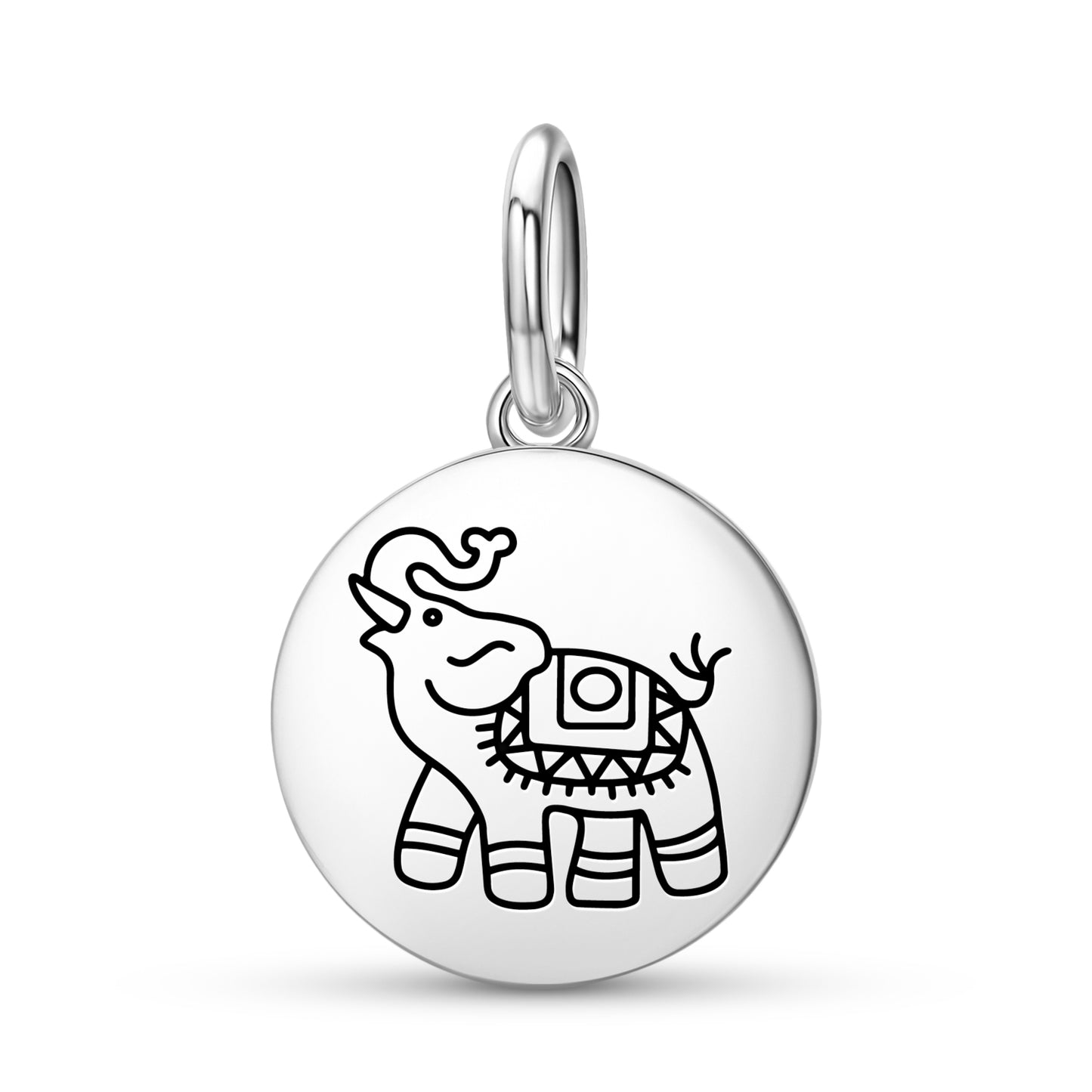 The Elephant Feng shui Symbols Pendant Dangle Charm