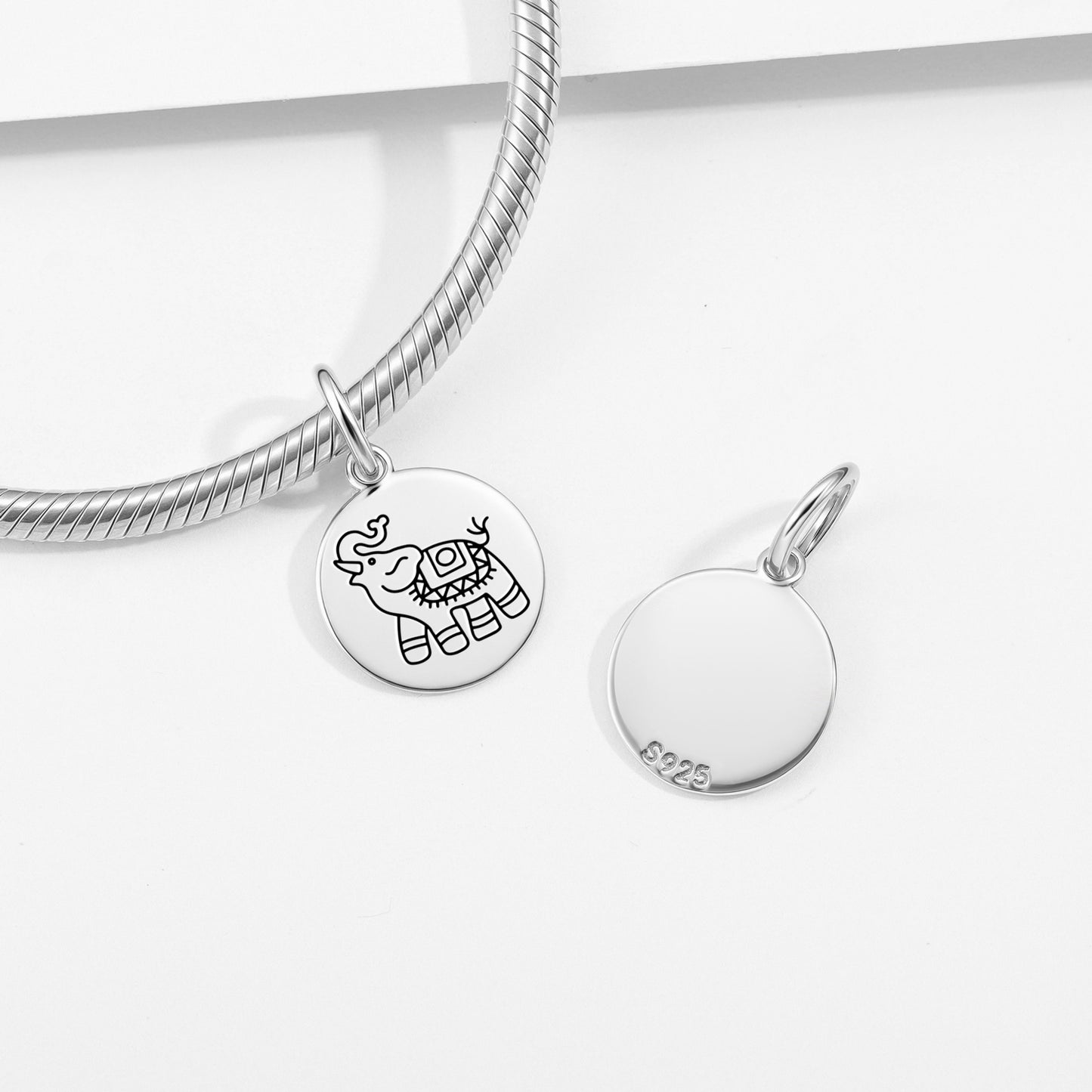 The Elephant Feng shui Symbols Pendant Dangle Charm