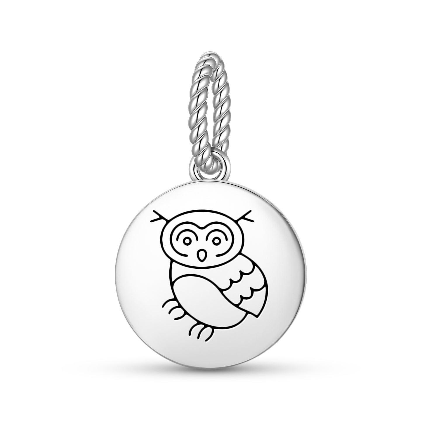 The Owl Feng shui Symbols Pendant Dangle Charm