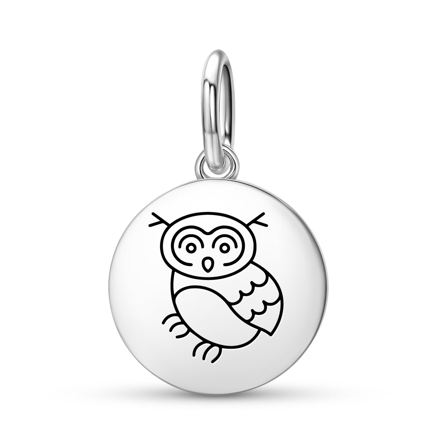 The Owl Feng shui Symbols Pendant Dangle Charm