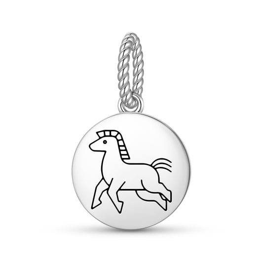 The Horse Feng shui Symbols Pendant Dangle Charm