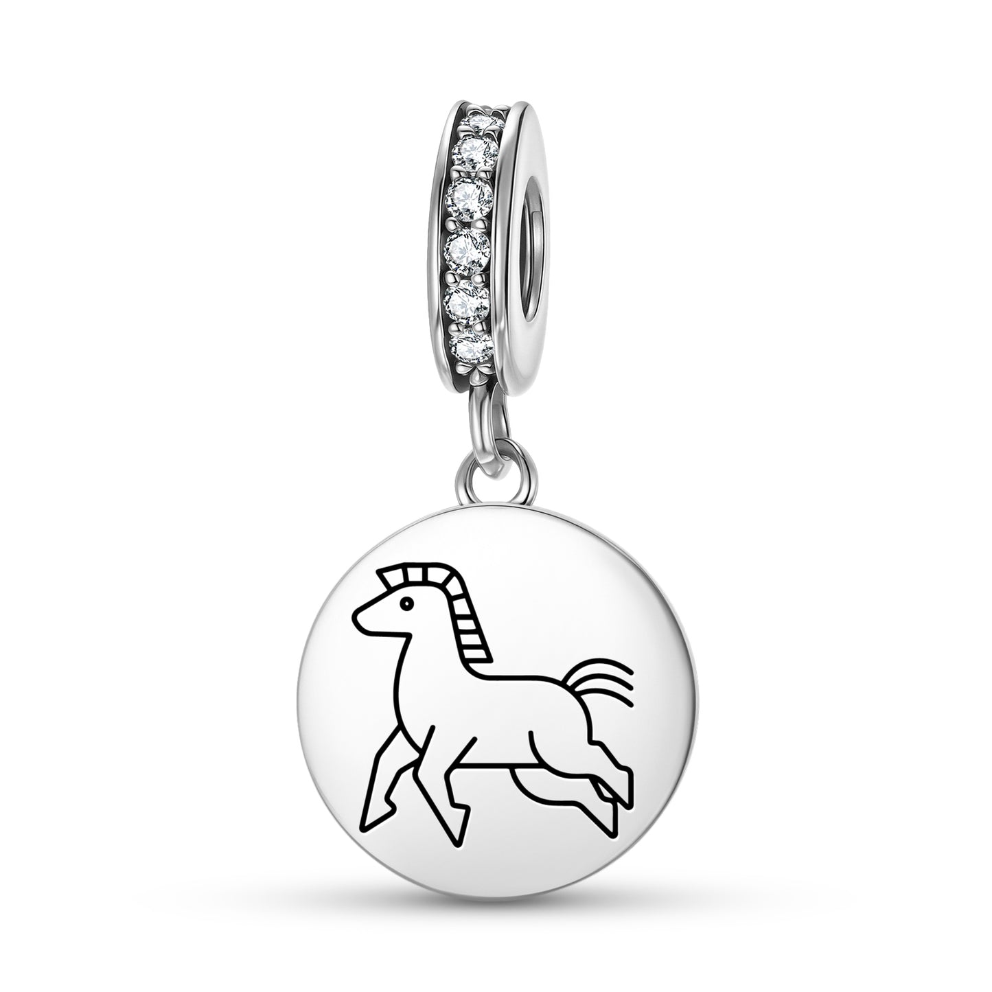 The Horse Feng shui Symbols Pendant Dangle Charm