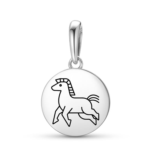 The Horse Feng shui Symbols Pendant Dangle Charm