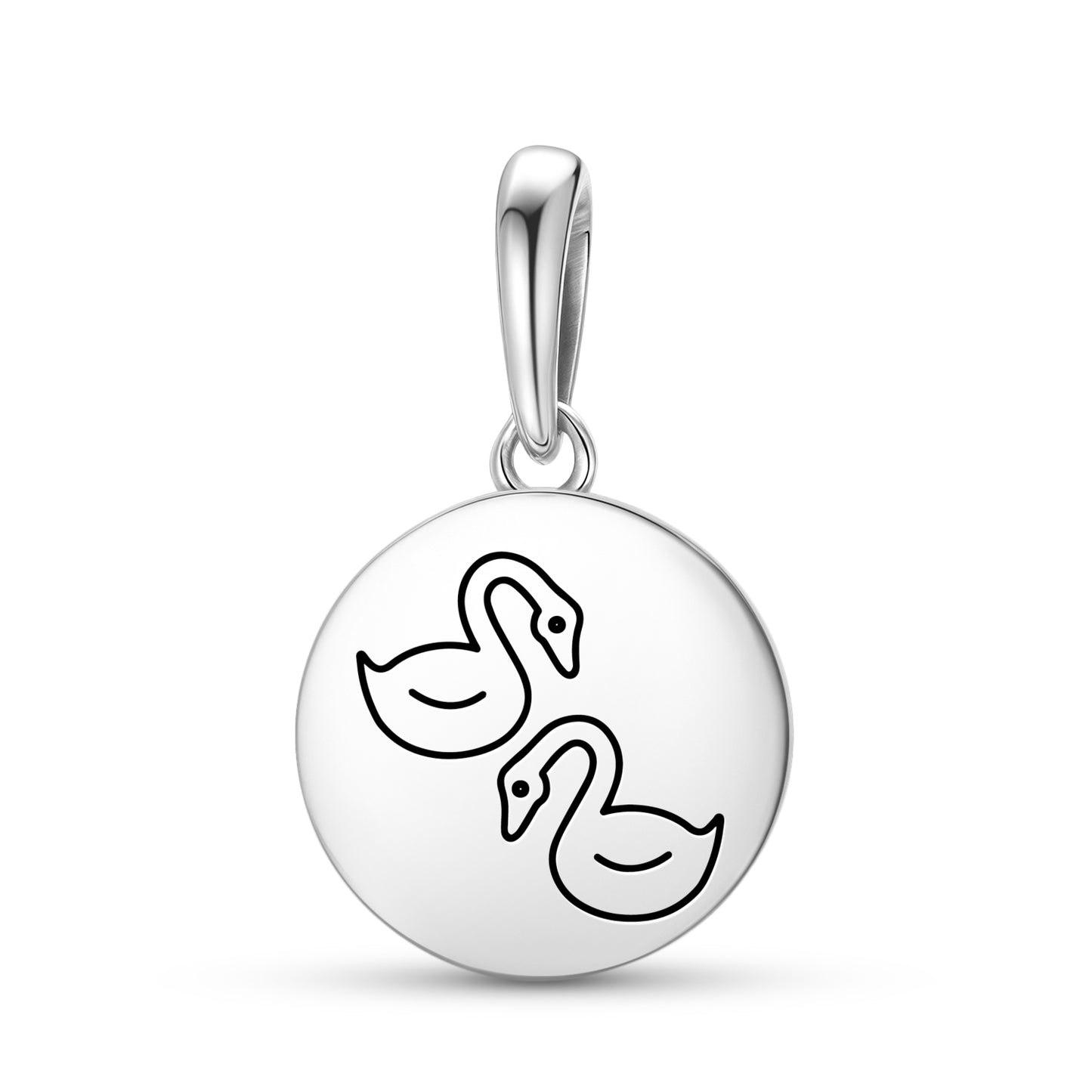 Mandarin Ducks Feng shui Symbols Pendant Dangle Charm