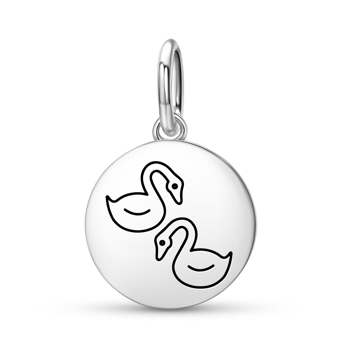 Mandarin Ducks Feng shui Symbols Pendant Dangle Charm