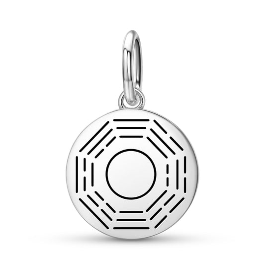 Bagua Mirror Feng shui Symbols Pendant Dangle Charm