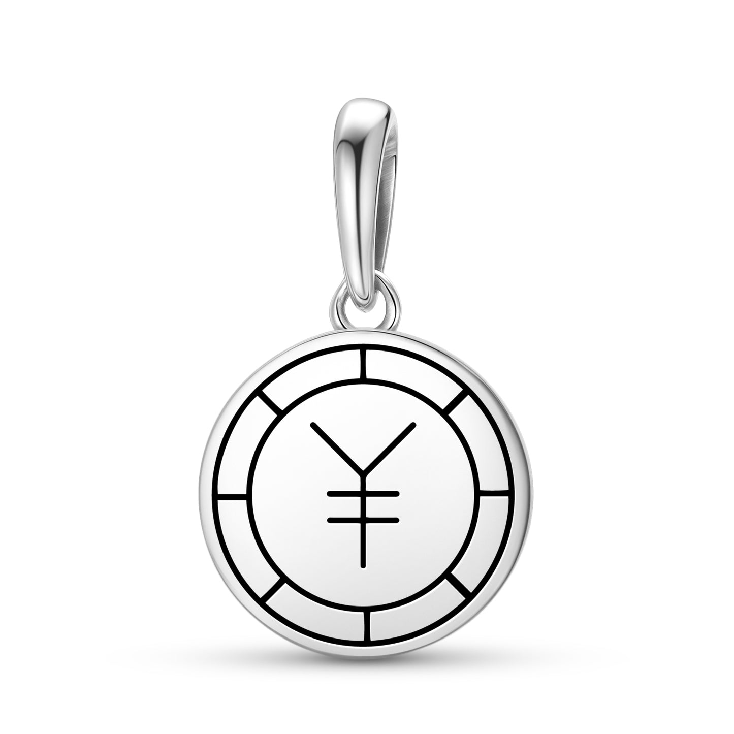 Chinese Coin Feng shui Symbols Pendant Dangle Charm