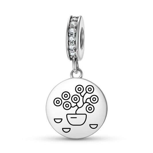 Money Tree Feng shui Symbols Pendant Dangle Charm