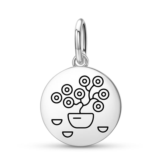 Money Tree Feng shui Symbols Pendant Dangle Charm