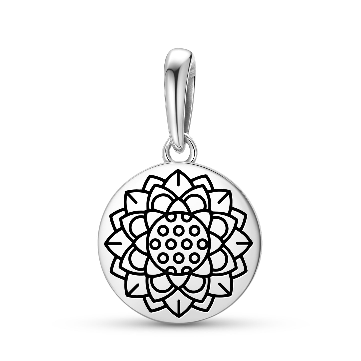 Lotus Flower Feng shui Symbols Pendant Dangle Charm