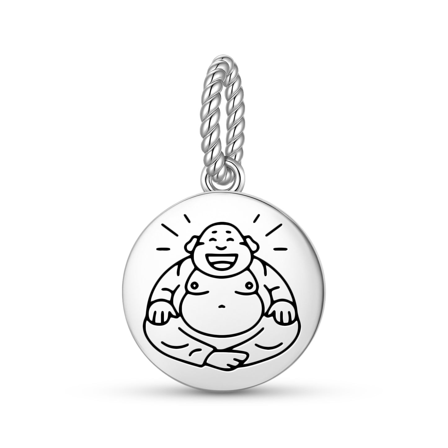 Laughing Buddha Feng shui Symbols Pendant Dangle Charm